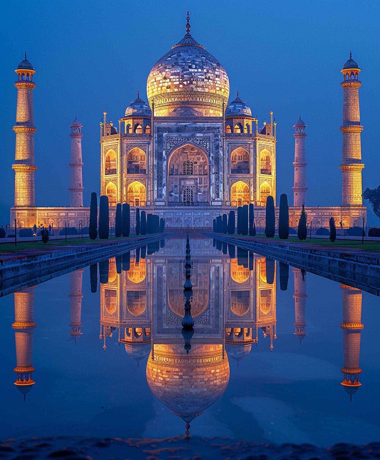 Taj Mahal Night View